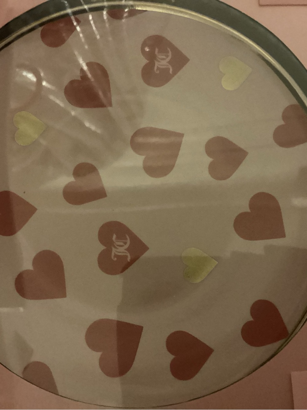 Juicy Couture 2 Ceramic Heart and Round Trinket Trays - Picture 4 of 9